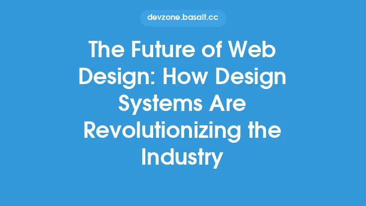 The Future of Web Design: How Design Systems Are Revolutionizing the Industry Thumbnail