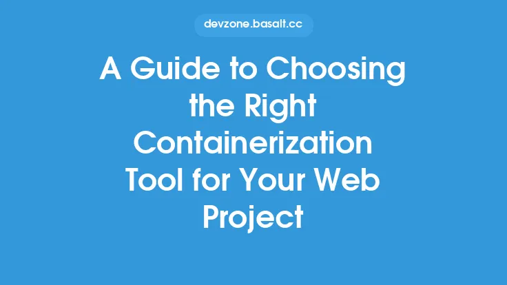 A Guide to Choosing the Right Containerization Tool for Your Web Project Thumbnail