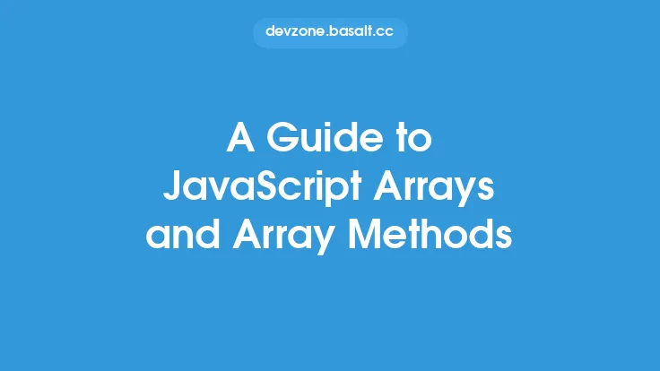 A Guide to JavaScript Arrays and Array Methods Thumbnail