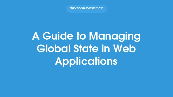A Guide to Managing Global State in Web Applications Thumbnail