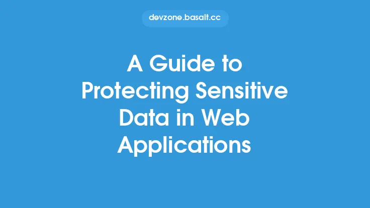 A Guide to Protecting Sensitive Data in Web Applications Thumbnail