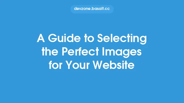 A Guide to Selecting the Perfect Images for Your Website Thumbnail