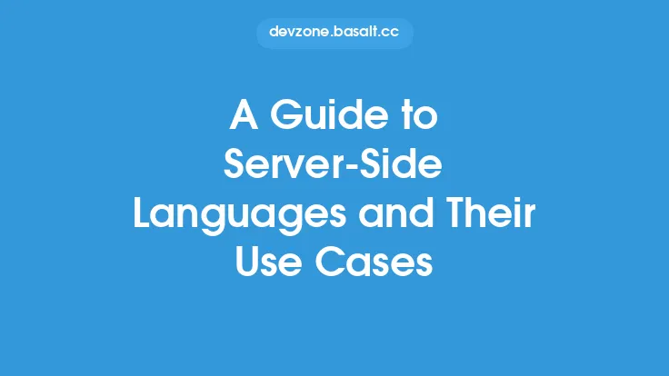 A Guide to Server-Side Languages and Their Use Cases Thumbnail