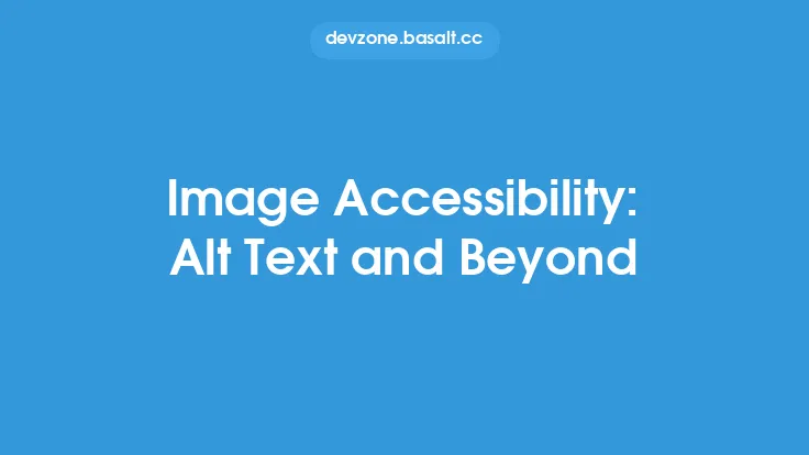 Image Accessibility: Alt Text and Beyond Thumbnail