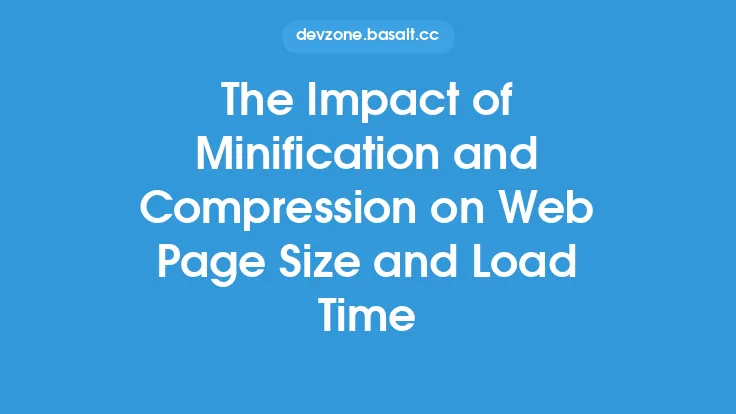 The Impact of Minification and Compression on Web Page Size and Load Time Thumbnail