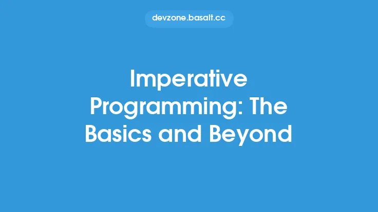Imperative Programming: The Basics and Beyond Thumbnail