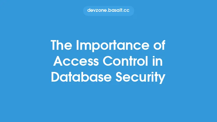 The Importance of Access Control in Database Security Thumbnail