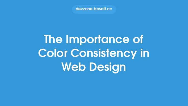 The Importance of Color Consistency in Web Design Thumbnail