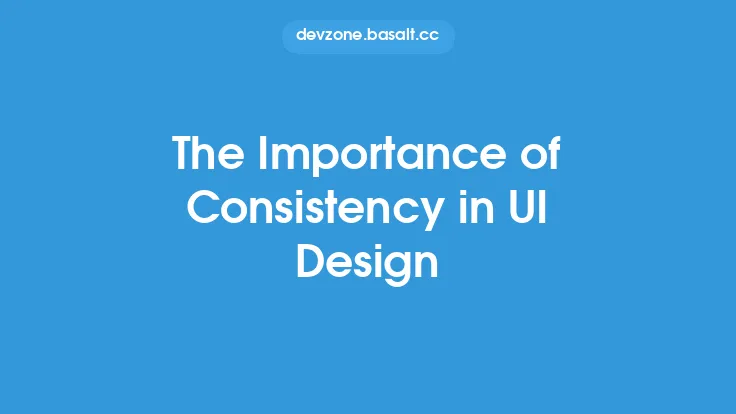 The Importance of Consistency in UI Design Thumbnail