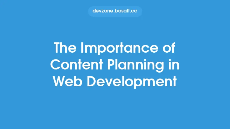 The Importance of Content Planning in Web Development Thumbnail