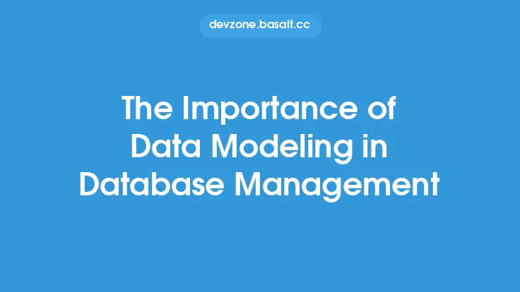 The Importance of Data Modeling in Database Management Thumbnail