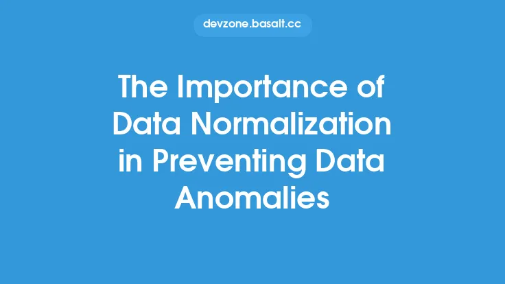 The Importance of Data Normalization in Preventing Data Anomalies Thumbnail