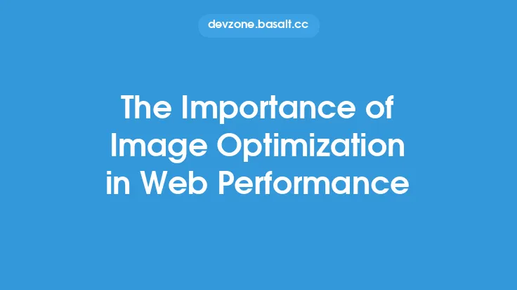 The Importance of Image Optimization in Web Performance Thumbnail