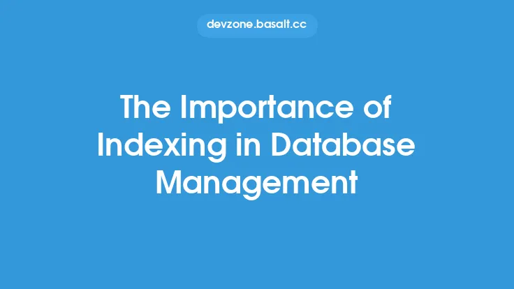 The Importance of Indexing in Database Management Thumbnail