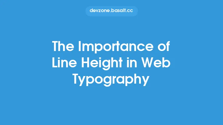 The Importance of Line Height in Web Typography Thumbnail
