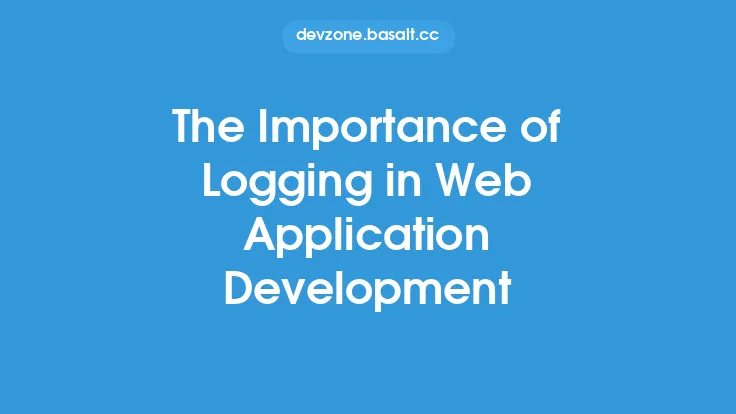 The Importance of Logging in Web Application Development Thumbnail
