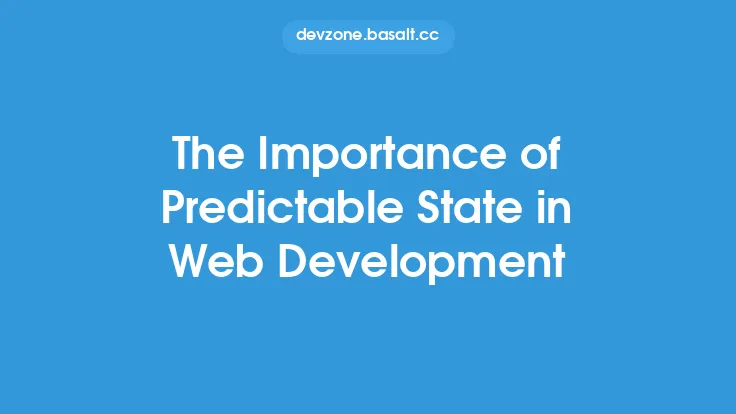 The Importance of Predictable State in Web Development Thumbnail