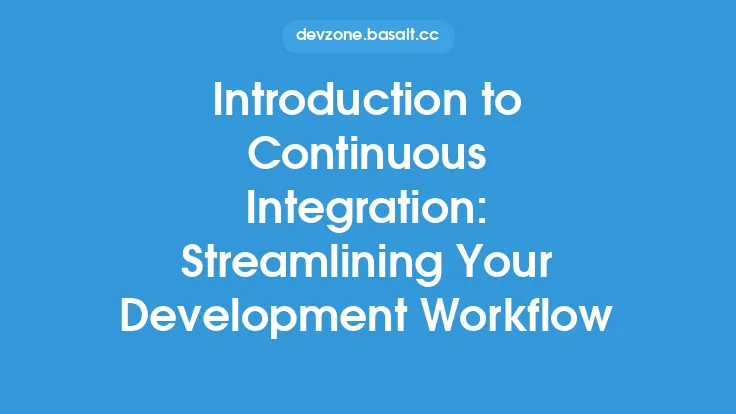 Introduction to Continuous Integration: Streamlining Your Development Workflow Thumbnail
