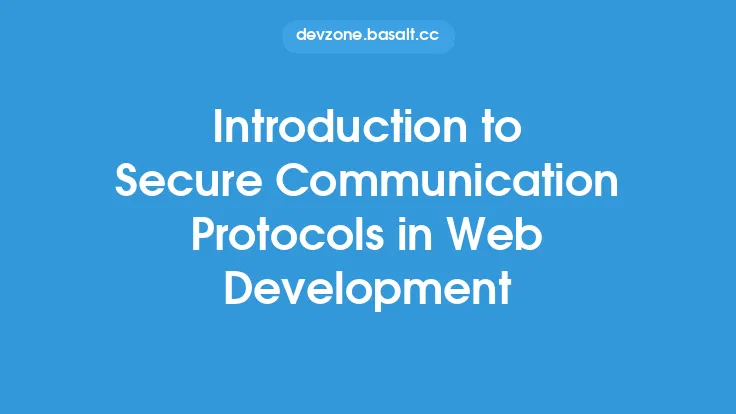 Introduction to Secure Communication Protocols in Web Development Thumbnail