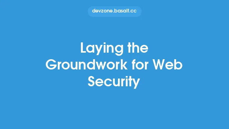 Laying the Groundwork for Web Security Thumbnail