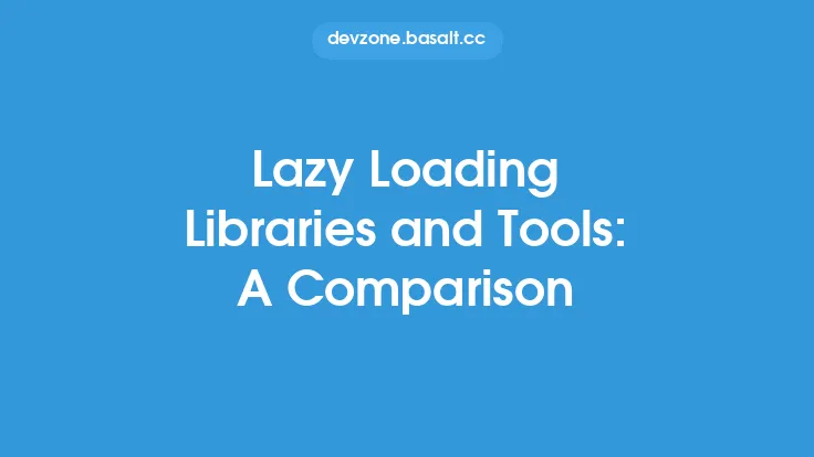 Lazy Loading Libraries and Tools: A Comparison Thumbnail