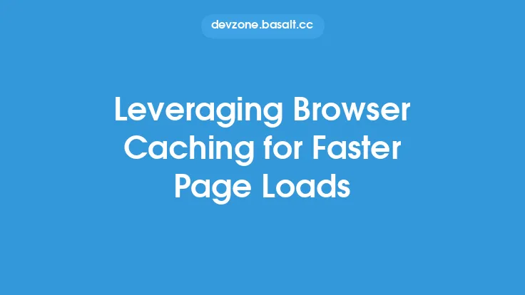Leveraging Browser Caching for Faster Page Loads Thumbnail