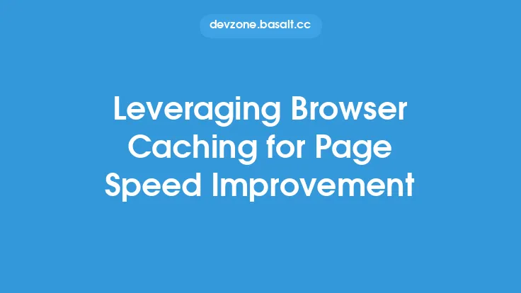 Leveraging Browser Caching for Page Speed Improvement Thumbnail