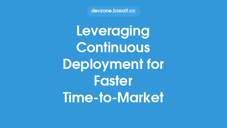 Leveraging Continuous Deployment for Faster Time-to-Market Thumbnail