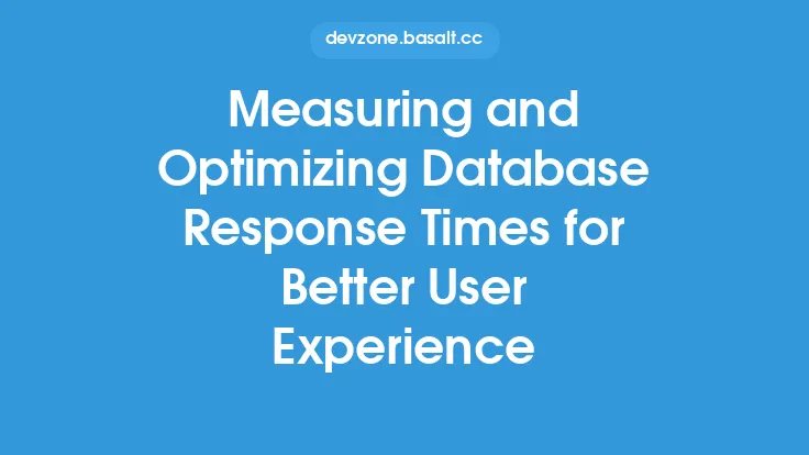 Measuring and Optimizing Database Response Times for Better User Experience Thumbnail
