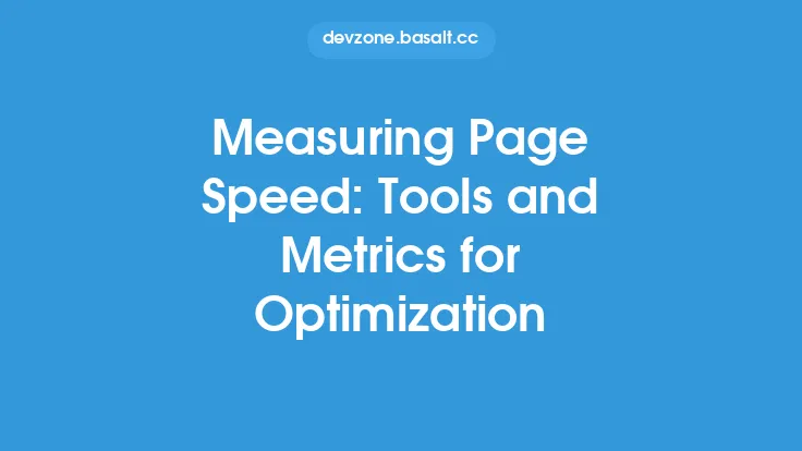 Measuring Page Speed: Tools and Metrics for Optimization Thumbnail