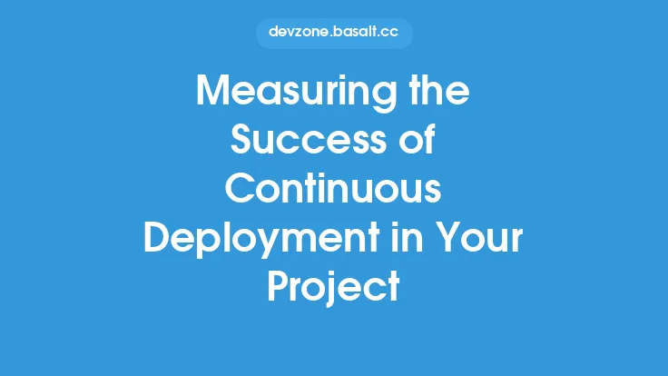 Measuring the Success of Continuous Deployment in Your Project Thumbnail