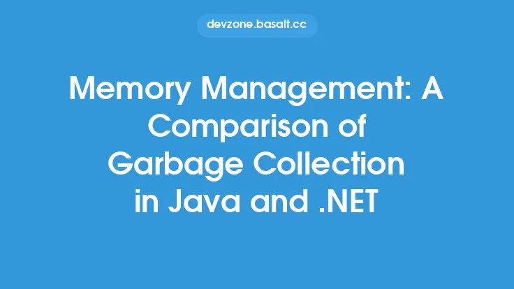 Memory Management: A Comparison of Garbage Collection in Java and .NET Thumbnail