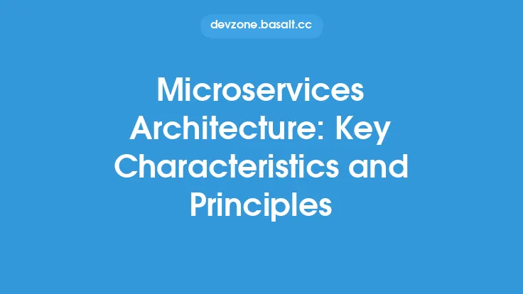 Microservices Architecture: Key Characteristics and Principles Thumbnail