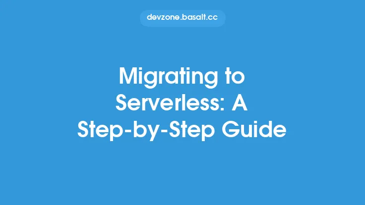 Migrating to Serverless: A Step-by-Step Guide Thumbnail