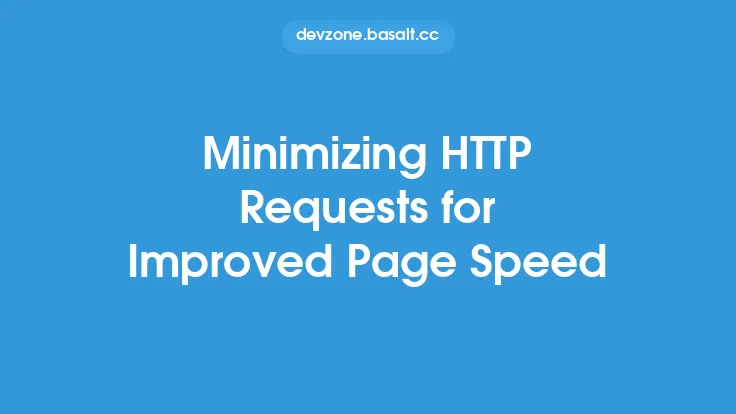 Minimizing HTTP Requests for Improved Page Speed Thumbnail