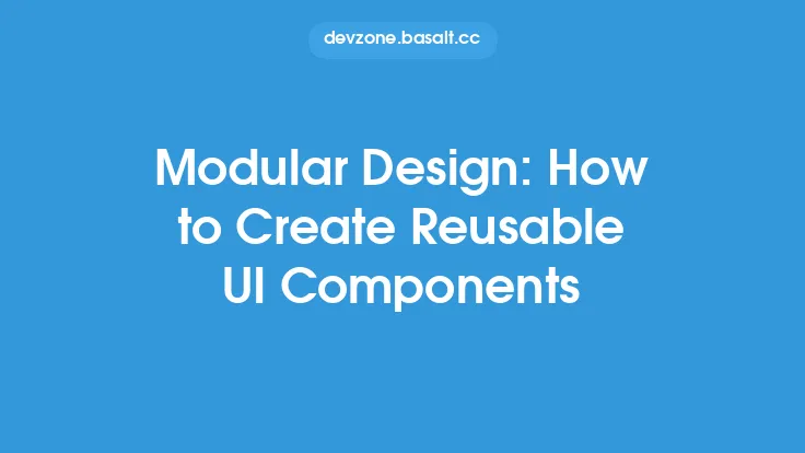 Modular Design: How to Create Reusable UI Components Thumbnail
