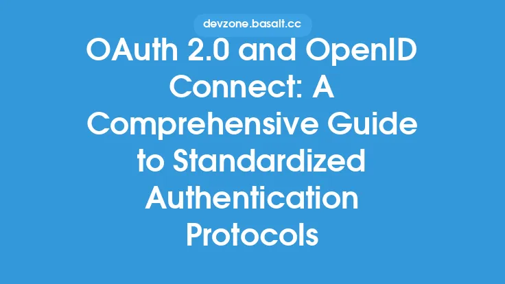 OAuth 2.0 and OpenID Connect: A Comprehensive Guide to Standardized Authentication Protocols Thumbnail