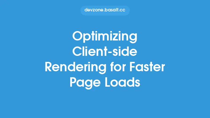 Optimizing Client-side Rendering for Faster Page Loads Thumbnail