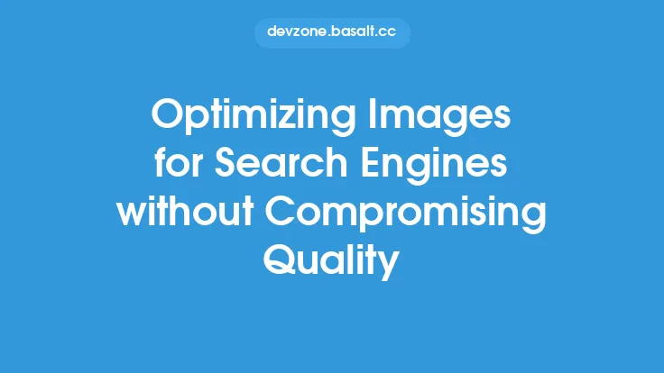 Optimizing Images for Search Engines without Compromising Quality Thumbnail