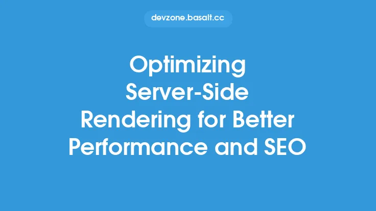 Optimizing Server-Side Rendering for Better Performance and SEO Thumbnail