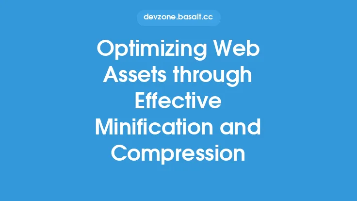 Optimizing Web Assets through Effective Minification and Compression Thumbnail
