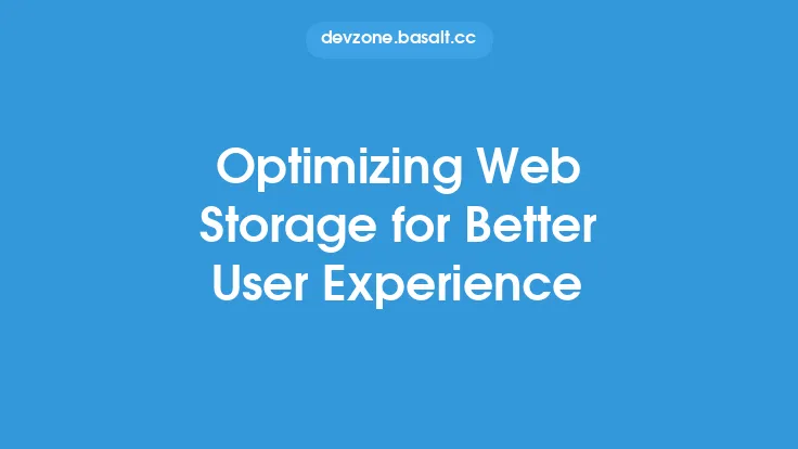 Optimizing Web Storage for Better User Experience Thumbnail