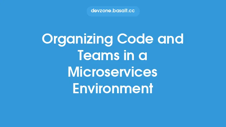 Organizing Code and Teams in a Microservices Environment Thumbnail