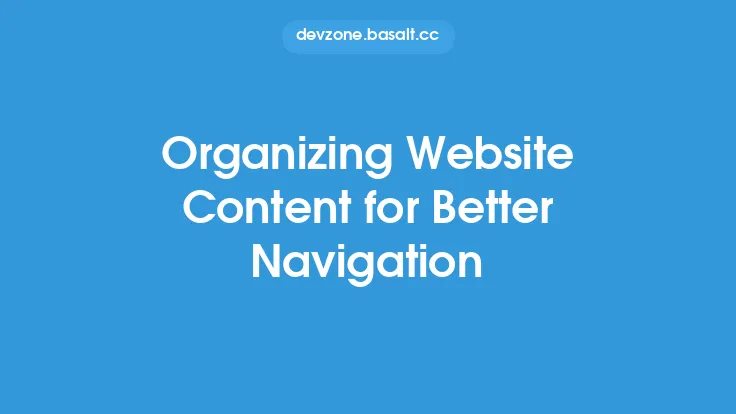 Organizing Website Content for Better Navigation Thumbnail