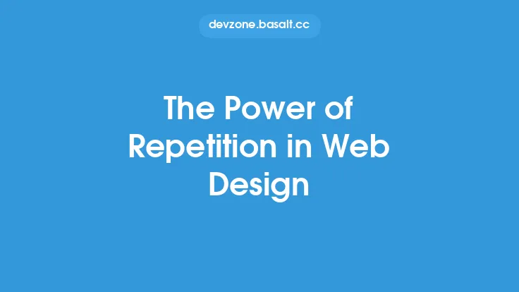The Power of Repetition in Web Design Thumbnail