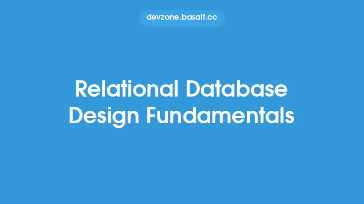 Relational Database Design Fundamentals Thumbnail