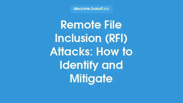 Remote File Inclusion (RFI) Attacks: How to Identify and Mitigate Thumbnail