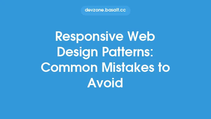 Responsive Web Design Patterns: Common Mistakes to Avoid Thumbnail