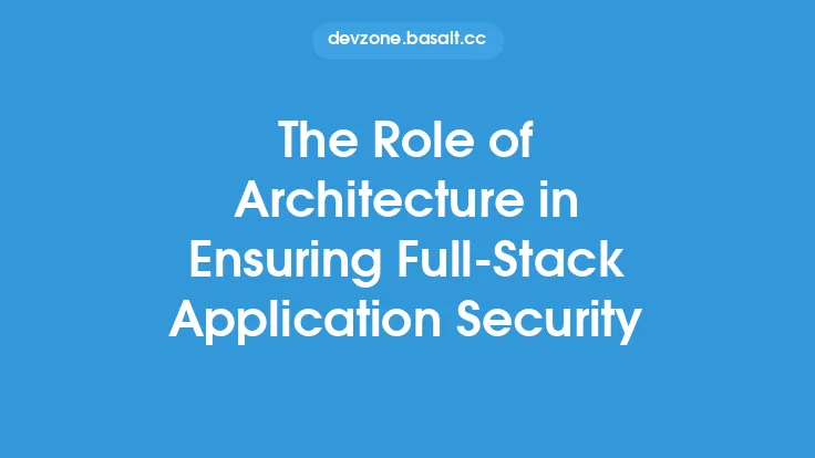 The Role of Architecture in Ensuring Full-Stack Application Security Thumbnail