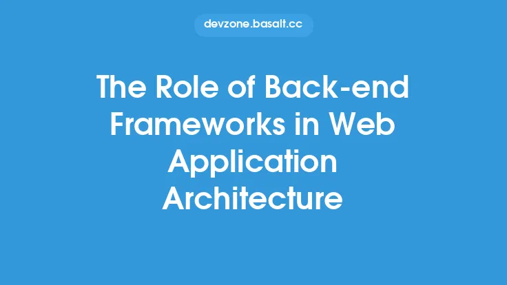 The Role of Back-end Frameworks in Web Application Architecture Thumbnail